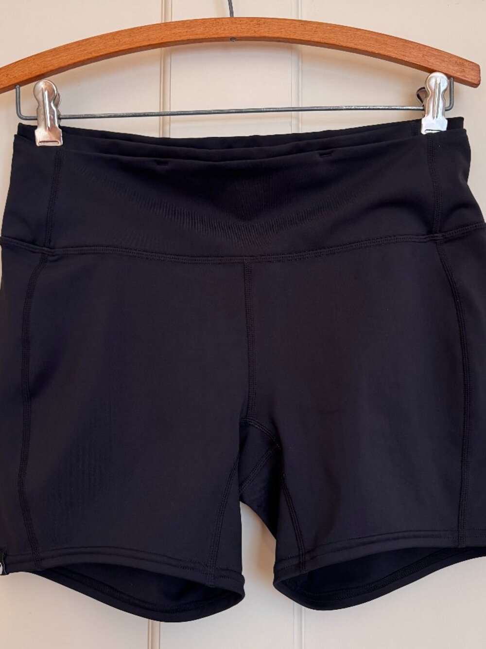 Oiselle Run Womens Toolbelt Running Jogging Biker Short 4" Black Size 08